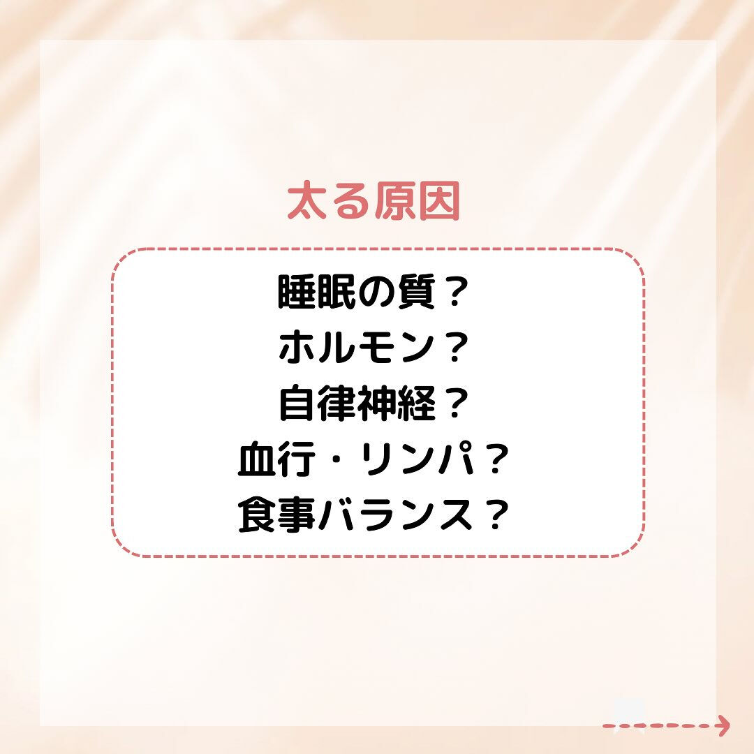 みなさんの太る原因はなんですか？ 